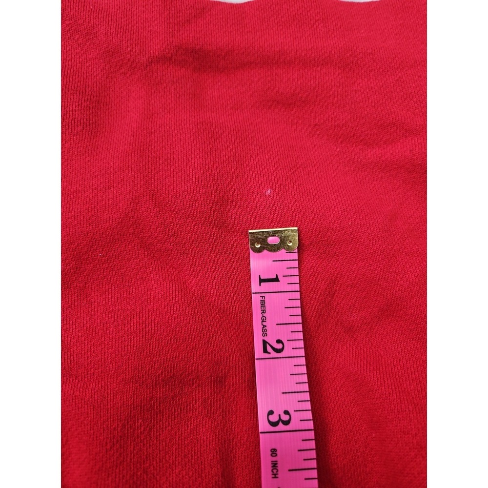 Vtg Style PINK Victoria's Secret Red Crewneck Sweater Sz S Indie Sleaze Y2K - Picture 8 of 12